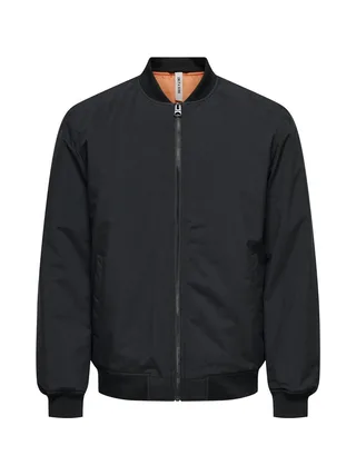 Bomber Noir Homme Only & Sons Josh 1