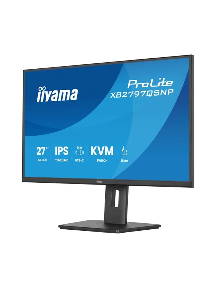 27'' IPS QHD 75Hz puertos y KVM Pro Max 6