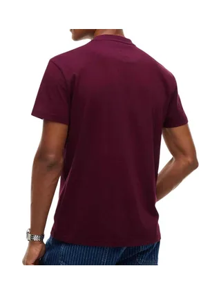 T-Shirt Bordeaux Homme Tommy Hilfiger Reg Linearss 2