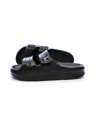 Claquettes Noir Homme Lacoste Strap CMA 1