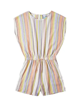 Combishort Rose/Jaune Fille O'Neill Talia Playsuit 1