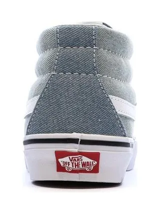 Baskets Bleu Jean Vans Mixte VANS Sk8-mid Reissue 3