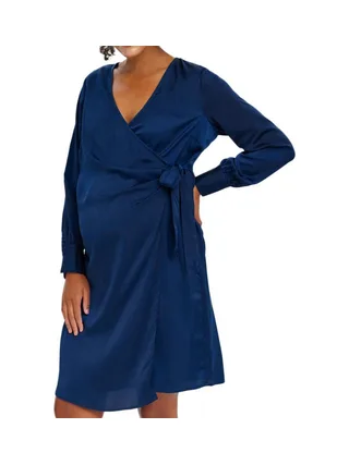 Robe Bleu Femme Vero Moda Maternity Isa 1