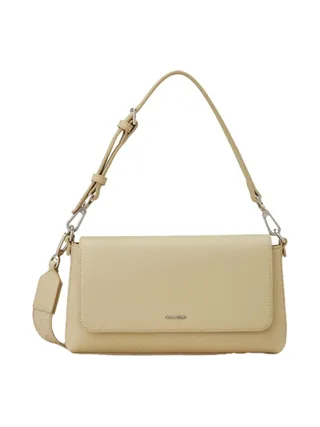 Sac à Bandoulière Beige Femme Calvin Klein Jeans Ck Must Conv 1