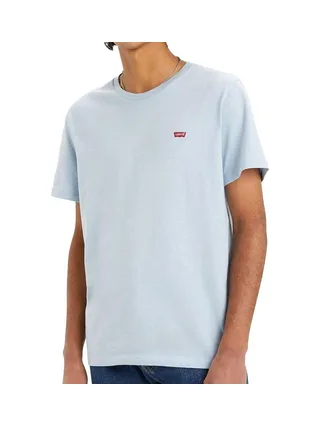 T-shirt Bleu Chiné Homme Levi's Original 1