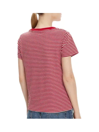 T-shirt Rouge Femme Levi's Perfect Vneck 2