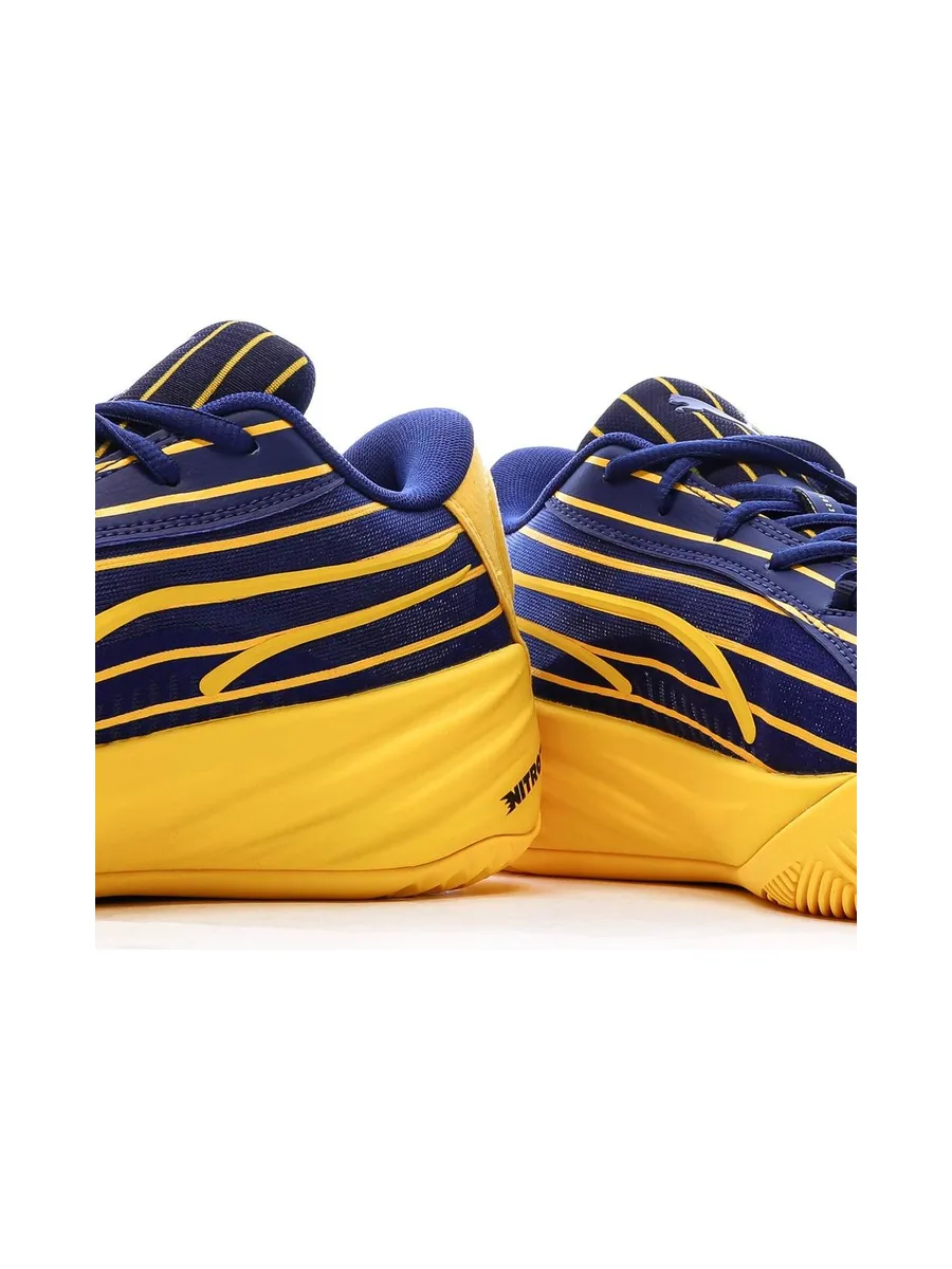 Chaussures de Basketball Marine/Jaune Homme Puma All-pro Nitro 8