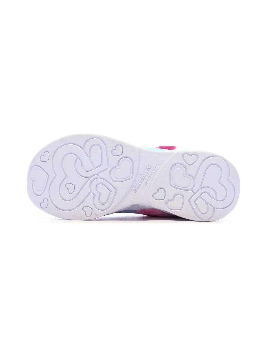 Baskets Roses/Mauves Fille Skechers Infinite Heart 6