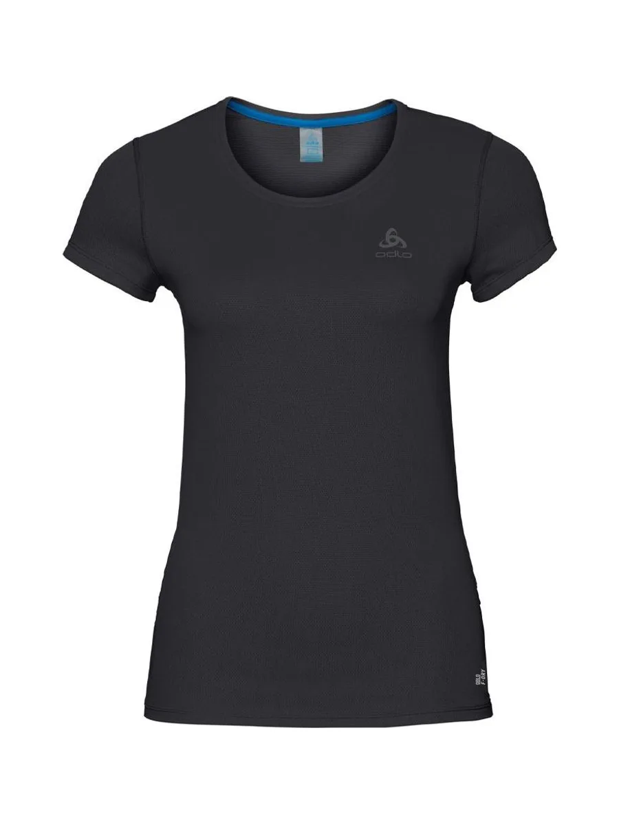 T-shirt technique Noir Femme ODLO Active 1