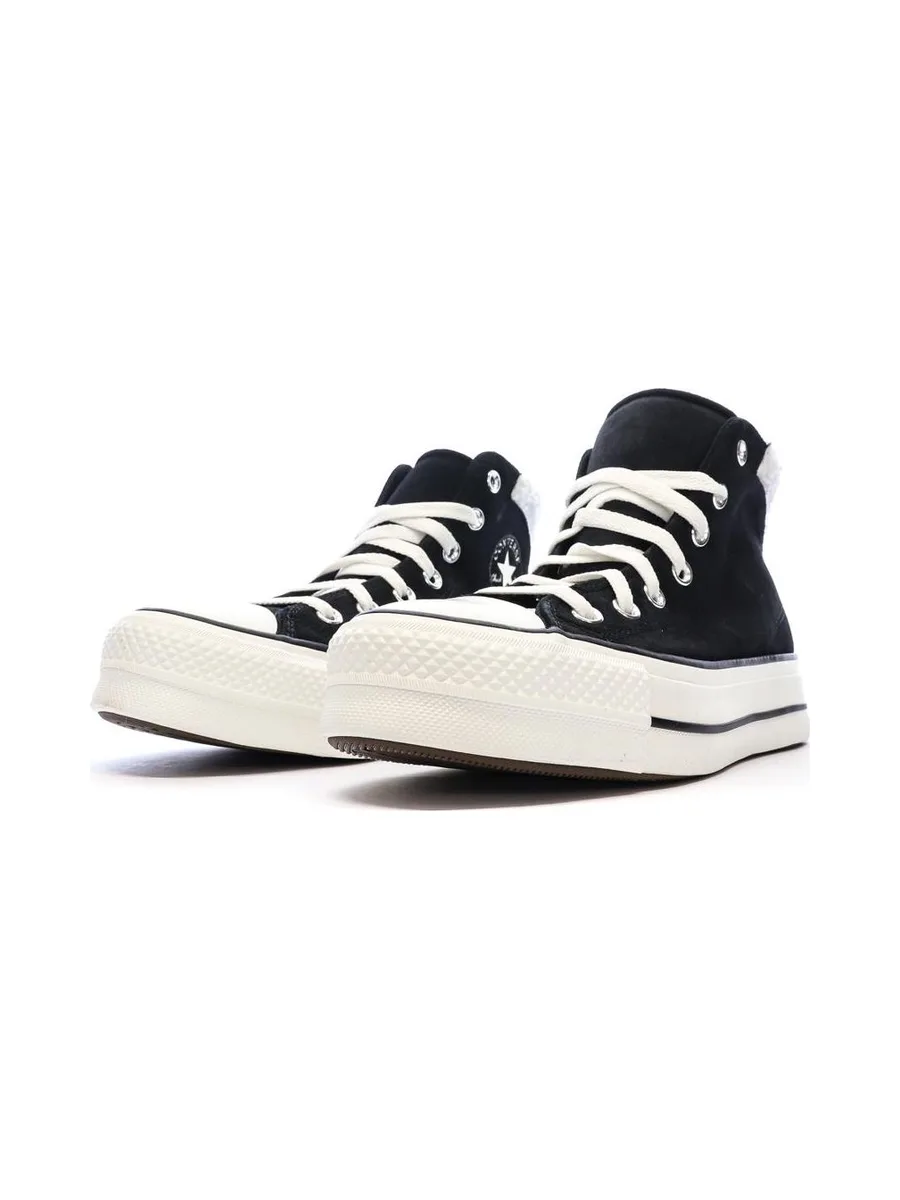 Baskets Noires Femme Converse Chuck Taylor All Star Puff 7