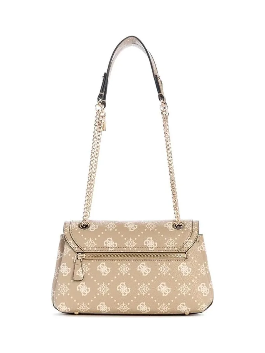 Sac à Bandoulière Beige Femme Guess Silia 3