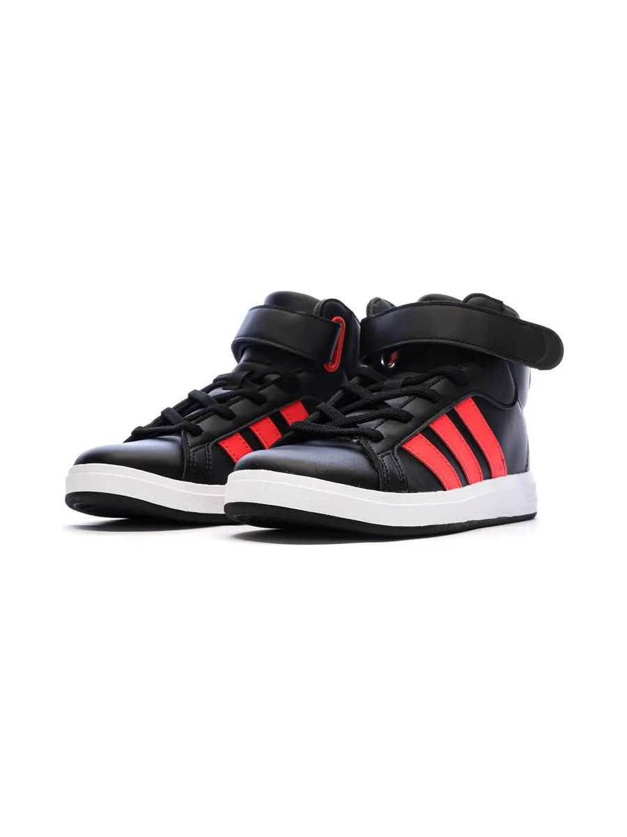 Baskets Noir Garçon Adidas Grand Court Mid 7