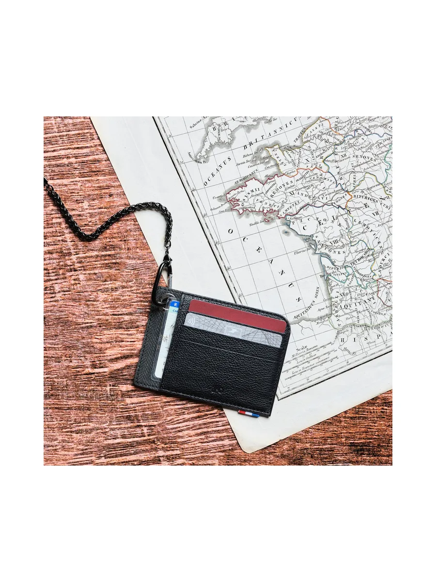 MAT - Porte-cartes horizontal à poche en liège - Naturel 44