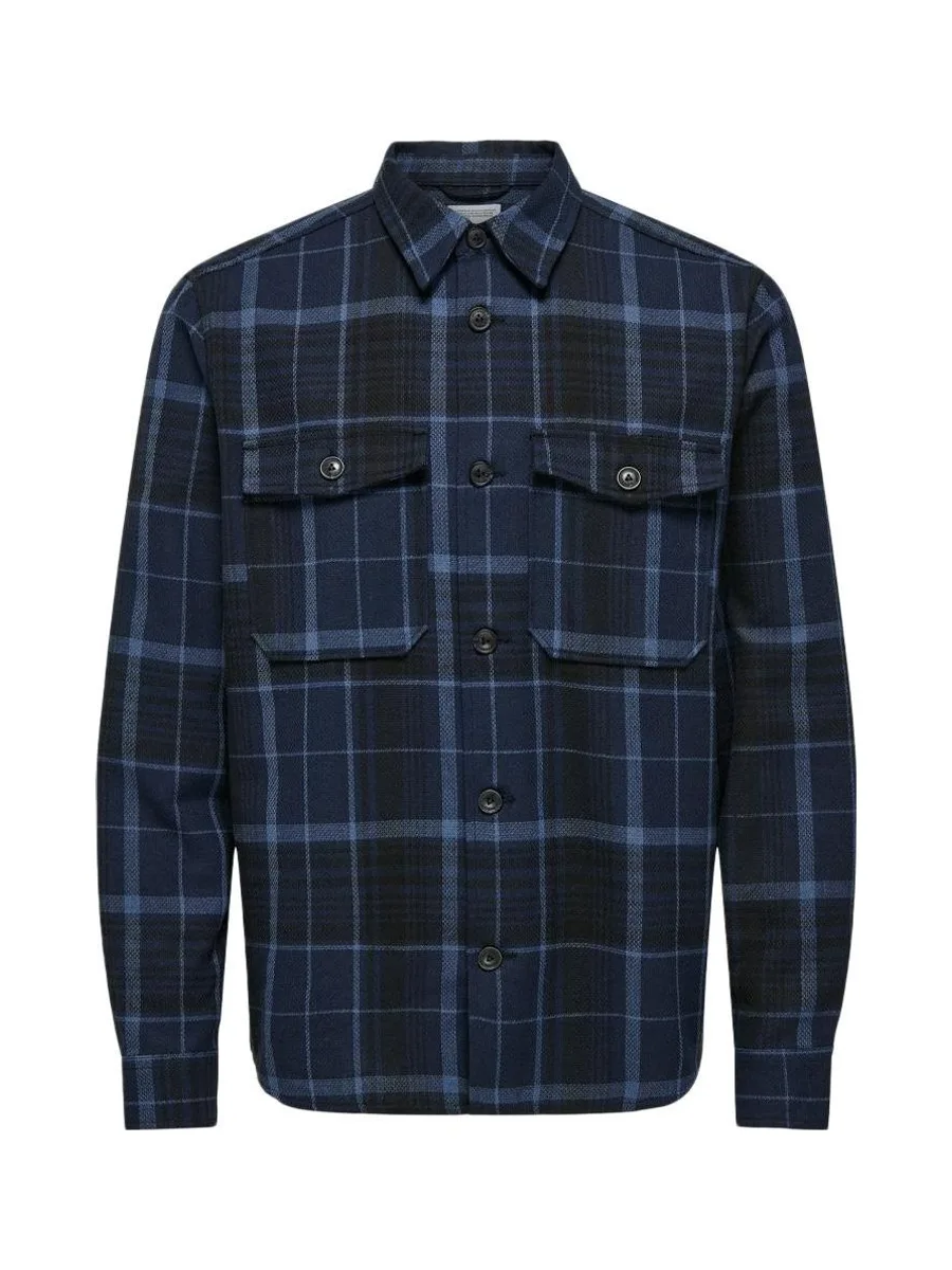 Veste Marine/Bleu Homme Only & Sons kodyl 2
