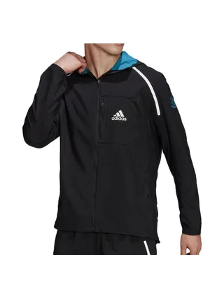 Veste Noire Homme Adidas Marathon 1