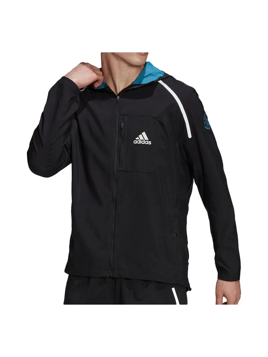 Veste Noire Homme Adidas Marathon 2