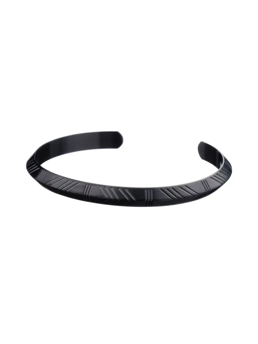 Bracelet Invalides noir - acier 1