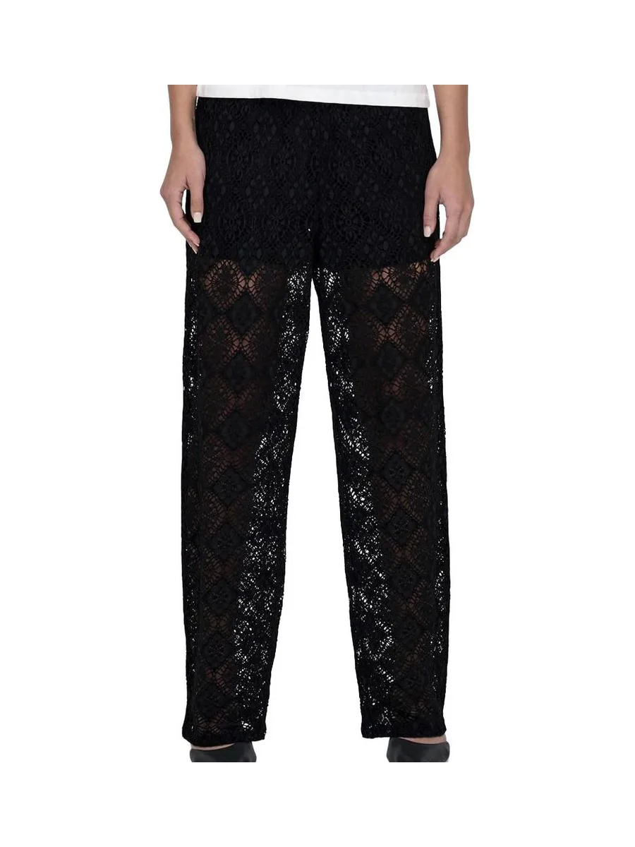 Pantalon fluide Noir Femme JDY Eva 1