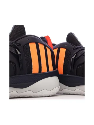 Chaussures de Basketball Noir/Orange Homme Adidas Dame 8 Extply 7