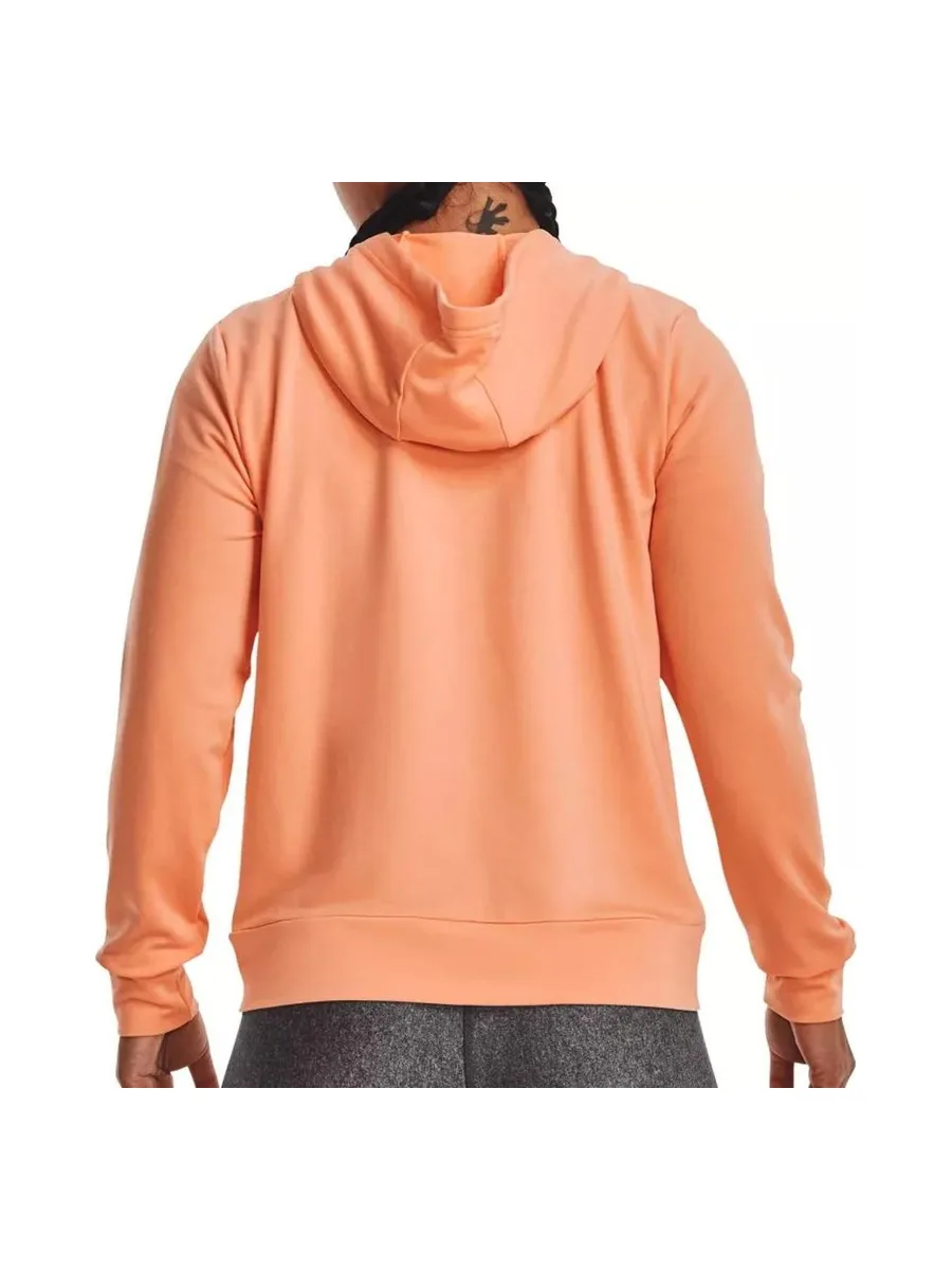 Sweat Zippée Orange Femme Under Armour Rival Terry 3