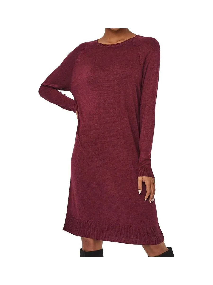 Robe Pull Bordeaux Femme Vero Moda Meghan 2