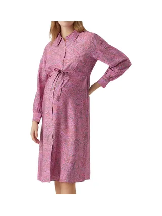Robe de Grossesse Rose Femme Vero Moda Marternity Anea 1