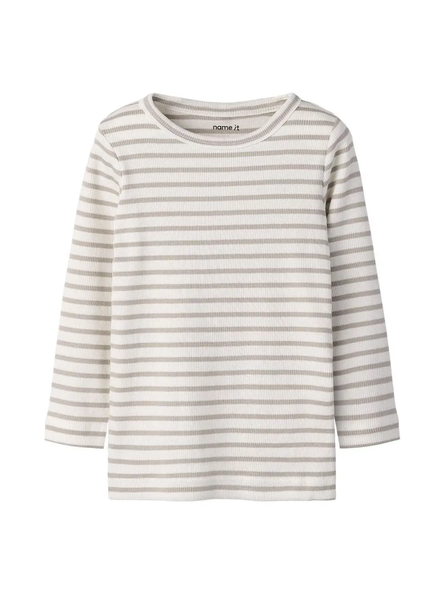 T-Shirt Manches Longues Bleu/Beige Fille Name it Bani 2
