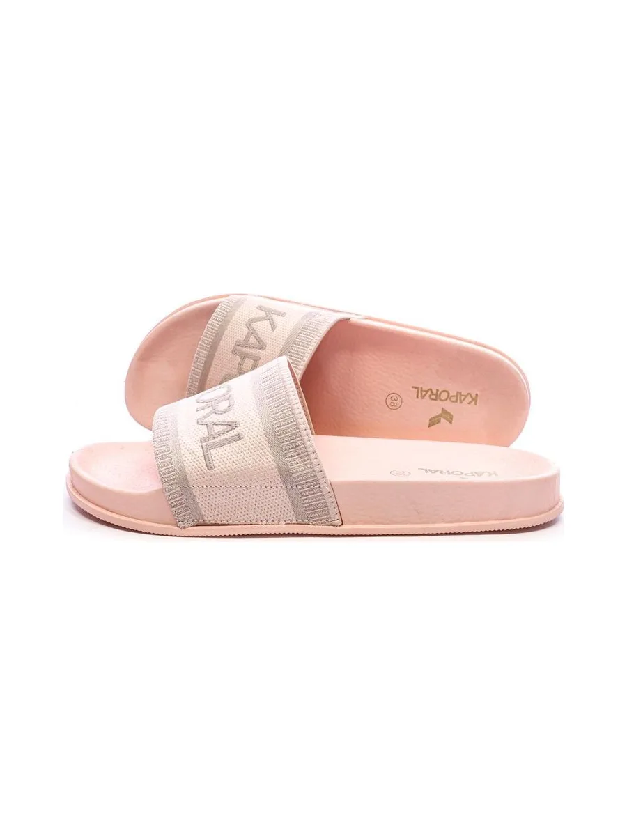 Claquettes Rose Femme Kaporal Tapioca 2