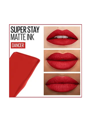 Rouge à Lèvres Liquide Super Stay Matte Ink - Maybelline New York 118 Dancer 2