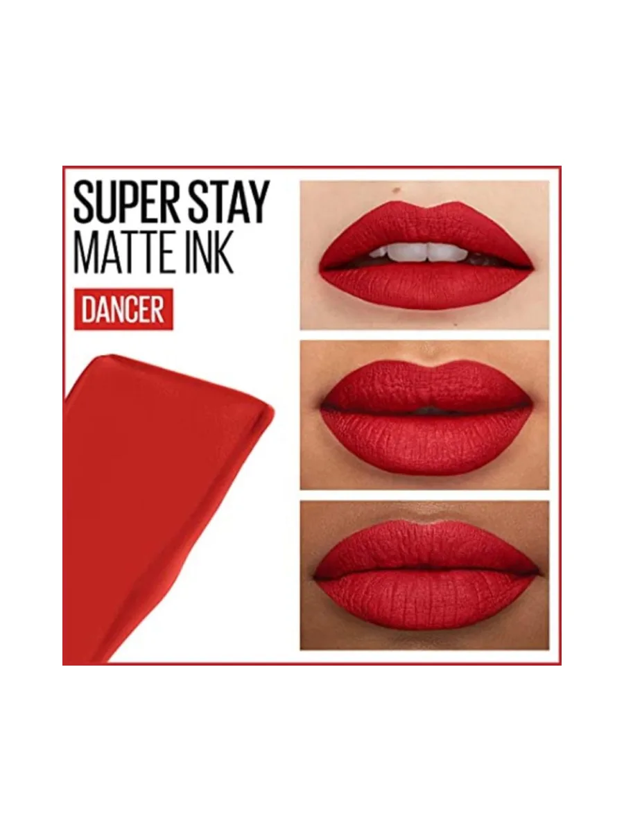 Rouge à Lèvres Liquide Super Stay Matte Ink - Maybelline New York 118 Dancer 3