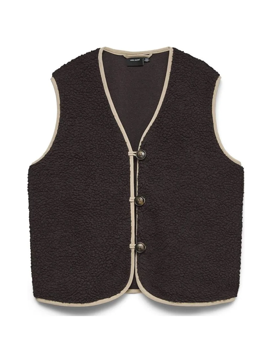 Gilet sans manches Marron Femme Vero Moda Cleo 2
