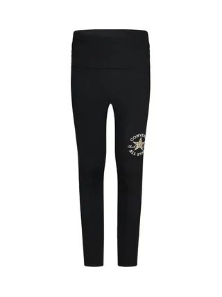 Legging Noir Fille Converse Ruched Leggings 1