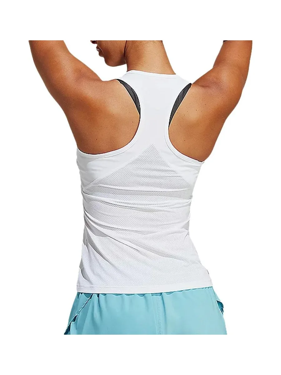 Débardeur Blanc Femme Adidas Club 3
