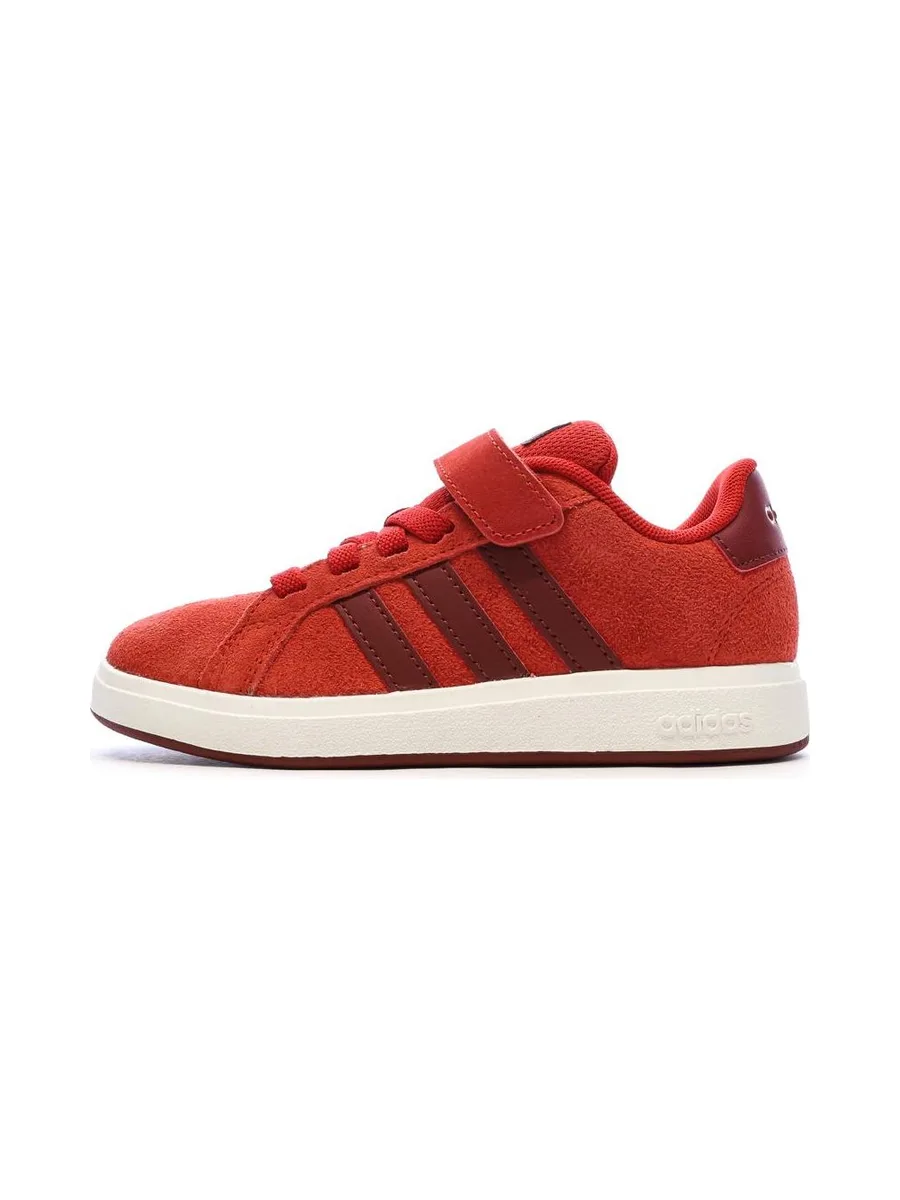 Baskets Rouge Garçon Adidas Grand Court 00s EL C 1