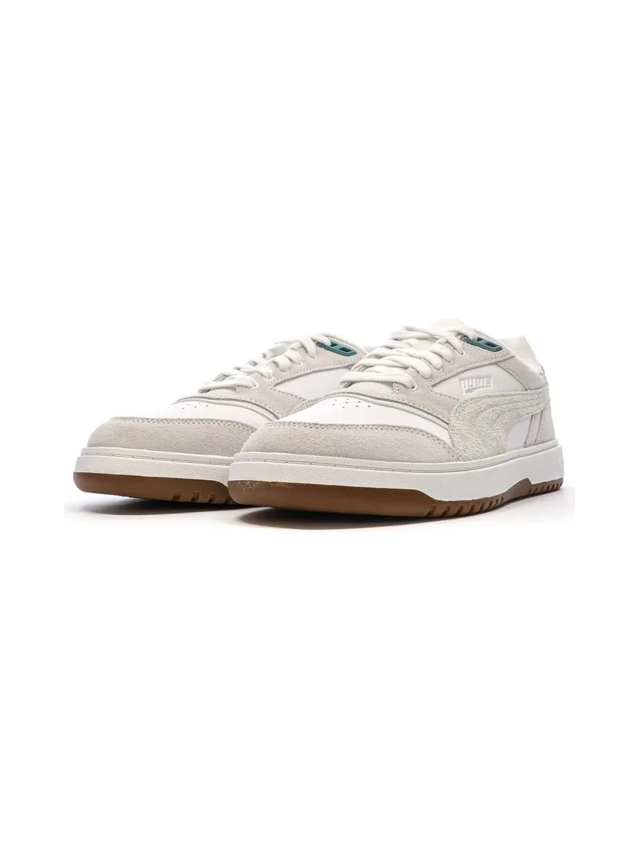 Baskets Blanc/Gris Homme Puma Doublecourt 7