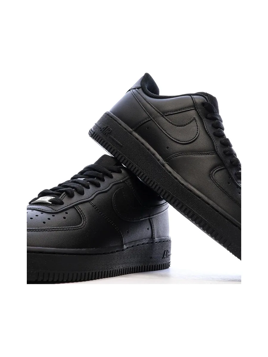 Baskets Noir Homme Nike Air Force 1 one 8