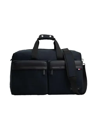 Sac de Voyage Noir Homme Tommy Hilfiger Nylon Duffle 1