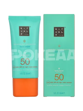 Rituals Karma Sun Protection Face Cream SPF50+ 50ml - White Tea & Ginkgo Biloba 1