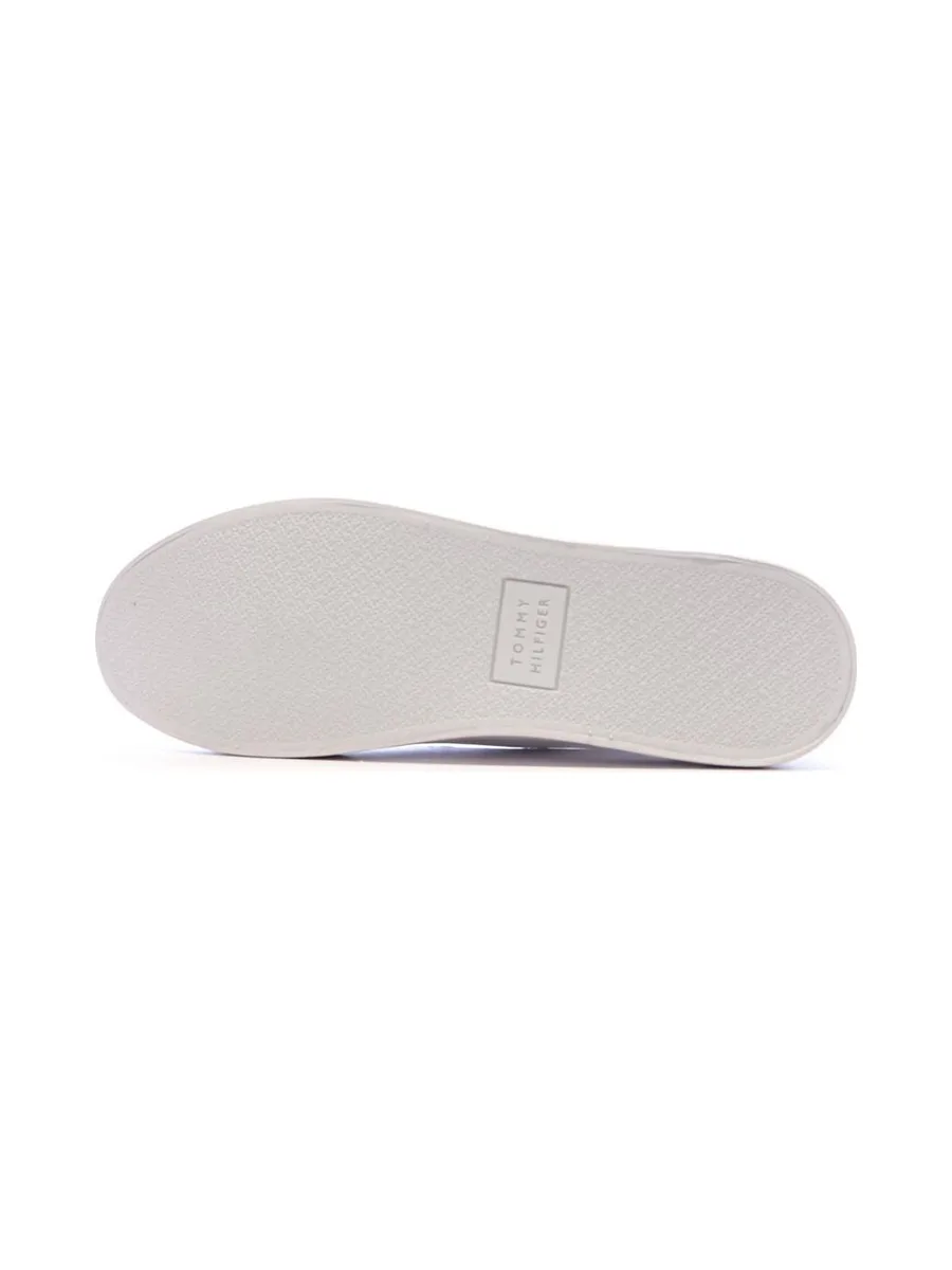 Baskets Blanches Homme Tommy Hilfiger Th Hi Vulc Low Core 6