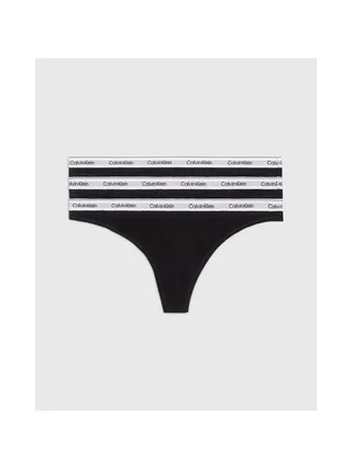 CALVIN KLEIN 000QD5209E - Lot de 3 tongs 1
