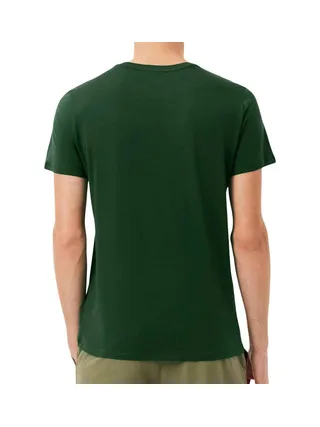 T-Shirt Vert Foncé Homme Lacoste Pima 2