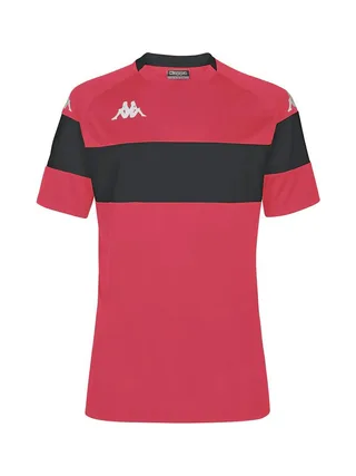 T-Shirt de Sport Rouge/Noir Homme Kappa Dareto 33133WWJR 1