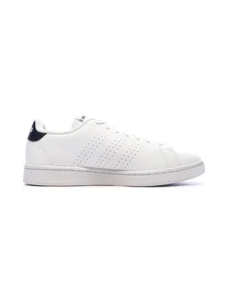 Baskets Blanches/Noires Homme Adidas Advantage 2