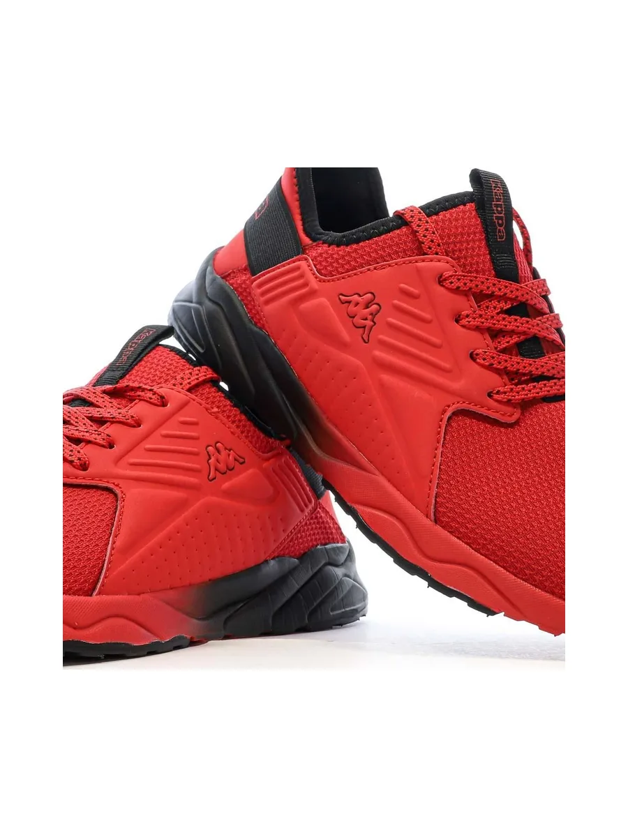 Baskets Noires/Rouge Garçon Kappa San Puerto Lace 8