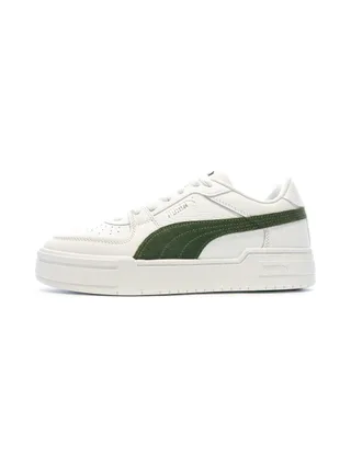 Baskets Blanches/Kaki Homme Puma Pro Classic 1