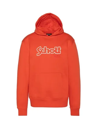Sweat à Capuche Orange Garçon Schott Sidney 1