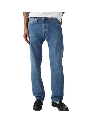 Jean Bleu Moyen Homme Levi's 501 Levis Original Fit 1