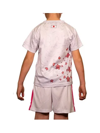 Ensemble Blanc/Rose Enfant Sport Zone Tokyo 2