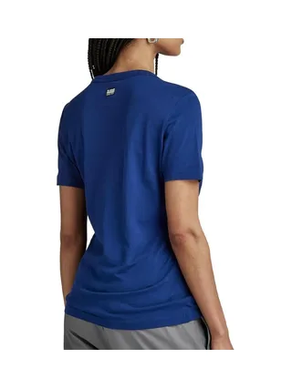 T-shirt Bleu Femme G-Star Raw Core 2