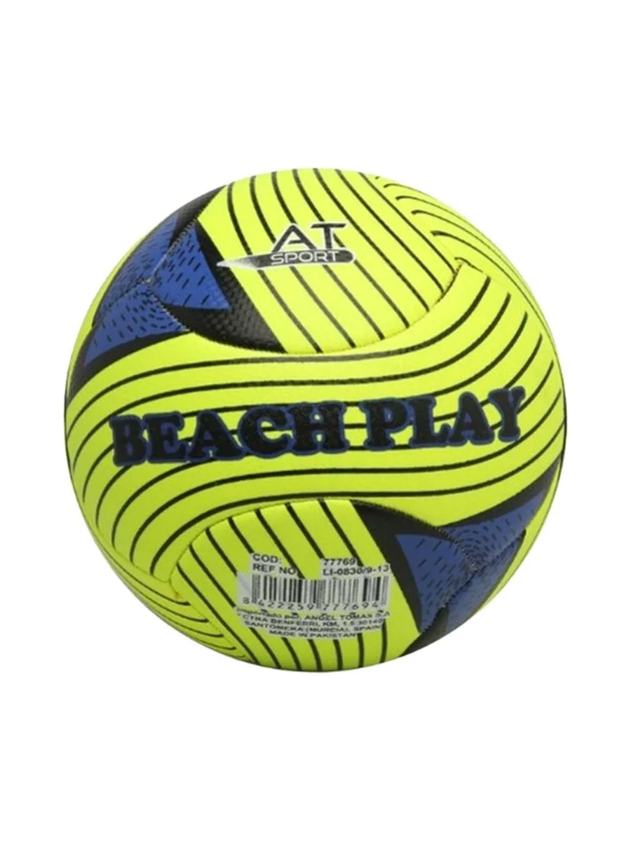 Ballon de Volley Jaune/Marine Plage 1